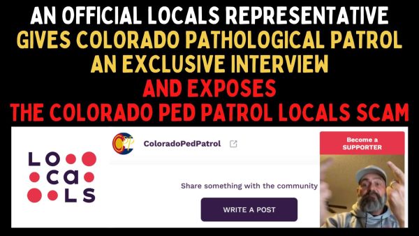 This video exposes the truth about the Colorado Ped Patrol Locals account. An official Locals representative gave me an exclusive interview and answered many questions that Colorado Ped Patrol supporters had regarding the Colorado Ped Patrol Locals account. I would say that this information is shocking, but considering who it is we are dealing with, it's not shocking at all. Another Colorado Ped Patrol scam exposed.